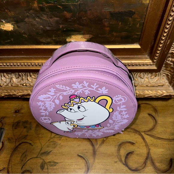 Disney Parks Beauty and the Beast Cosmetic Case by Vera Bradley New with Tag HTF - Picture 5 of 16